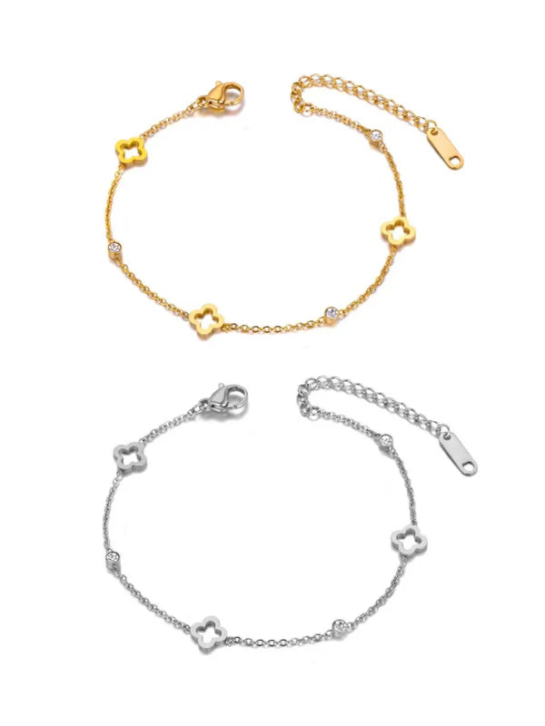 Kleeblatt-Armband